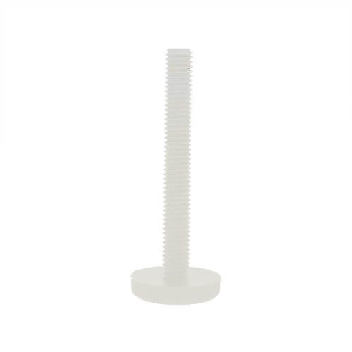 M5 x 25mm Nylon Thin Knurled Thumb Screw | Natural