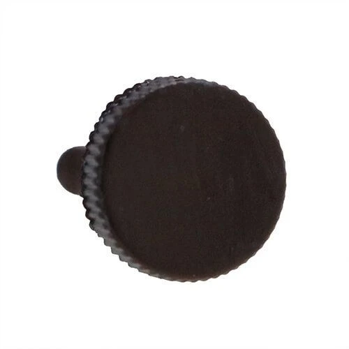 M5 x 25mm Nylon Thin Knurled Thumb Screw | Black