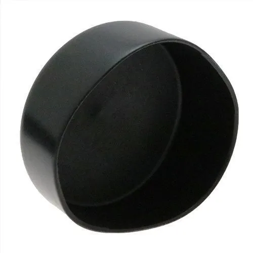 114.3mm x 50.8mm (Round) Plastic End Cap - Black | PVC