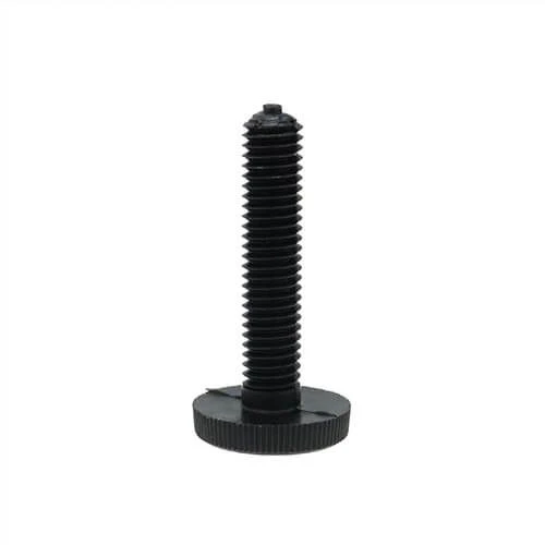 M6 x 20mm Nylon Thin Knurled Thumb Screw | Black