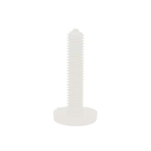 M6 x 25mm Nylon Thin Knurled Thumb Screw | Natural