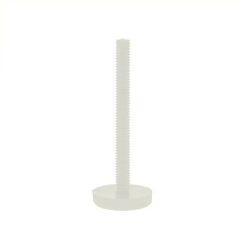 M4 x 6mm Nylon Thin Knurled Thumb Screw | Natural