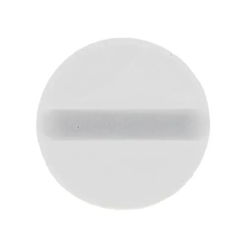 M6 x 35mm  Nylon Slotted Countersunk Screw (DIN 963) | Natural