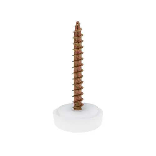 Screw Cover Caps - Screw Sizes 6 to 8 (500 pcs) - White -CAP300