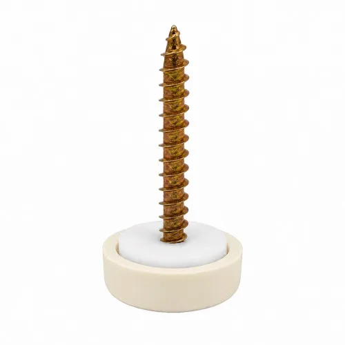 No.10-12 White Screw Cover Cap | Polypropylene (PP)