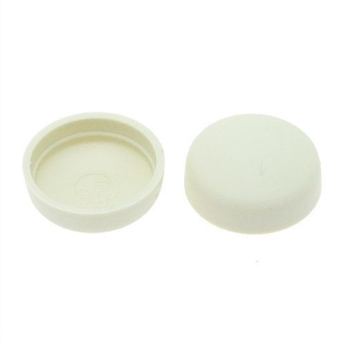Screw Cover Caps - Screw Sizes 10 to 14 (500 pcs) - Cream -CAP313