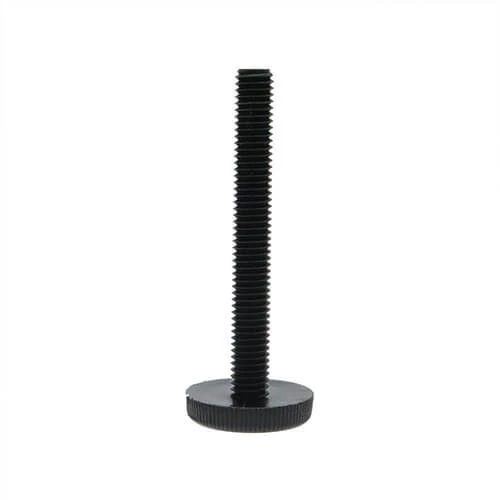 M5 x 25mm Nylon Thin Knurled Thumb Screw | Black