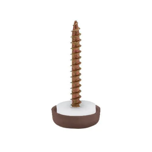 Screw Cover Caps - Screw Sizes 6 to 8 (500 pcs) - Brown (Mahogany) -CAP314