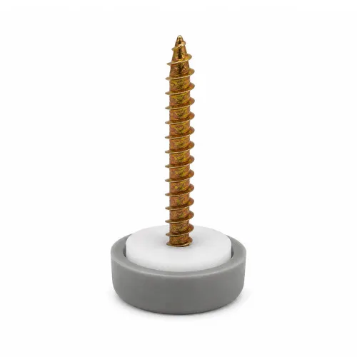 No.6-8 Silver/Grey Screw Cover Cap | Polypropylene (PP)
