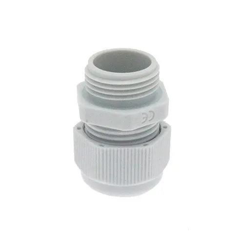 Grey RAL7035 M16 x 1.5mm Threaded Cable Glands for Electrical Enclosures