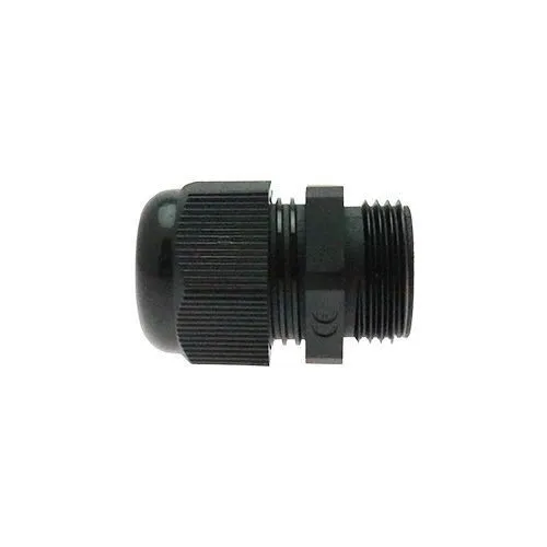 Black  M16 x 1.5mm Threaded Cable Glands for Electrical Enclosures