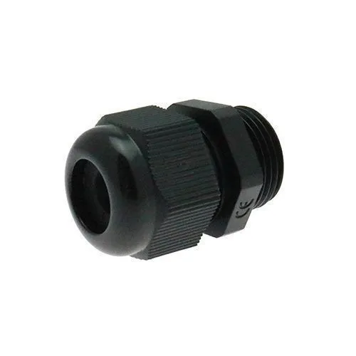 Black  M20 x 1.5mm Threaded Cable Glands for Electrical Enclosures