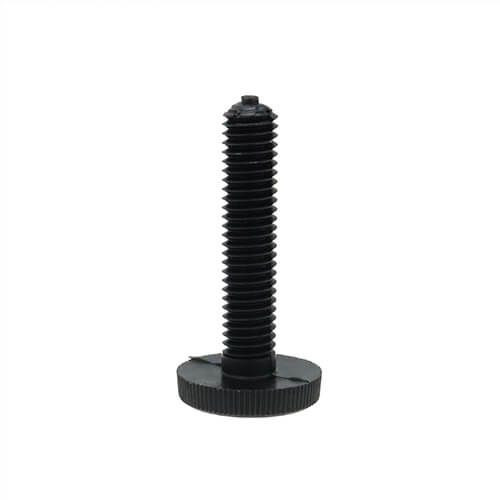 M6 x 20mm Nylon Thin Knurled Thumb Screw | Black
