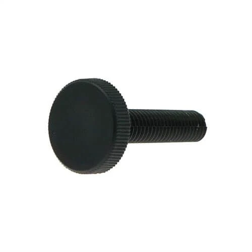 M6 x 25mm Nylon Thin Knurled Thumb Screw | Black