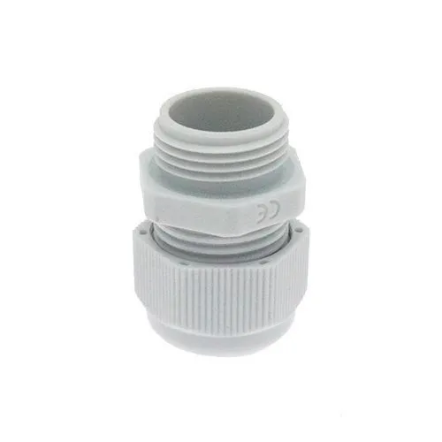 M20 x 1.5mm Threaded Nylon Cable Gland (IP68) 5 - 9mm Cable | Grey