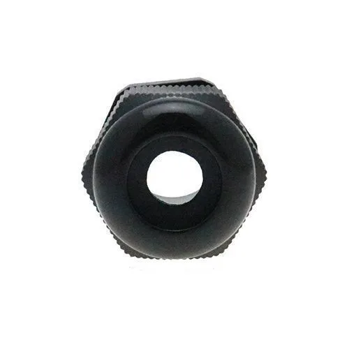 M25 x 1.5mm Threaded Nylon Cable Gland (IP68) 10 - 12mm Cable | Black - Waterproof