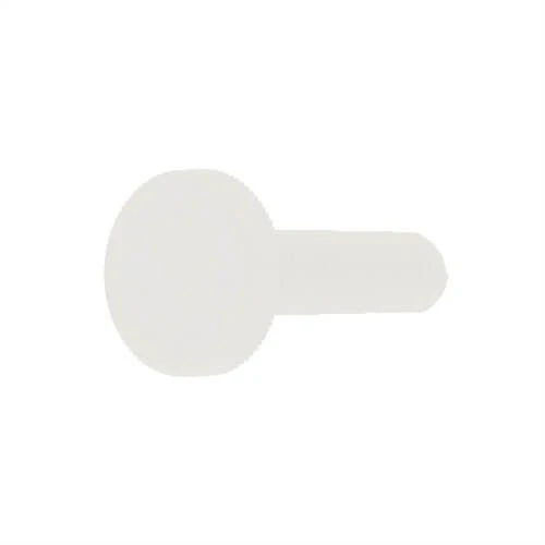 M8 x 8mm Nylon Thin Knurled Thumb Screw | Natural