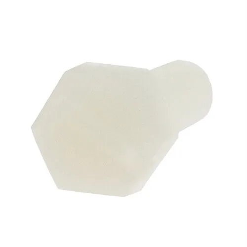 M8 x 16mm Nylon Hex Set Screw (DIN 933) | Natural