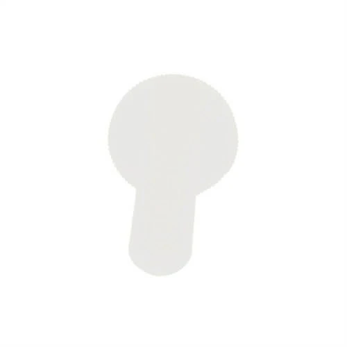 M10 x 10mm Nylon Thin Knurled Thumb Screw | Natural