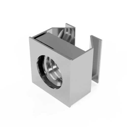 M6 x 8mm Cage Nut, A2 Stainless Steel (Captive Nut)