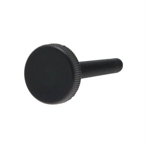 M5 x 16mm Nylon Thin Knurled Thumb Screw | Black