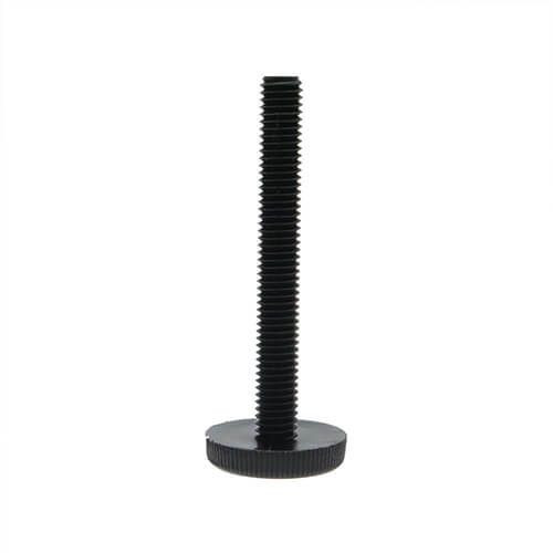 M5 x 20mm Nylon Thin Knurled Thumb Screw | Black