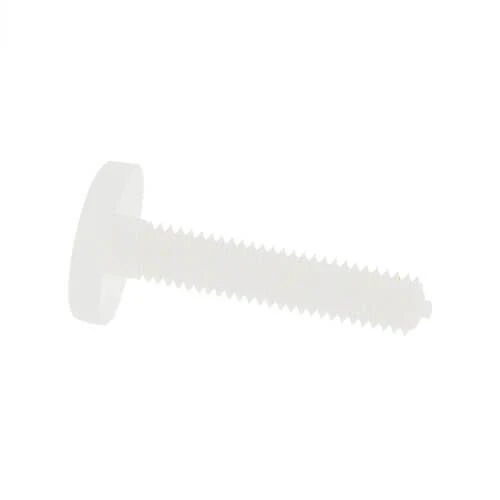 M6 x 20mm Nylon Thin Knurled Thumb Screw | Natural