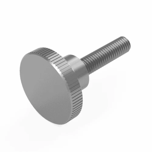 M3 x 5mm Knurled Thumb Screw, DIN 464, A1 Stainless Steel