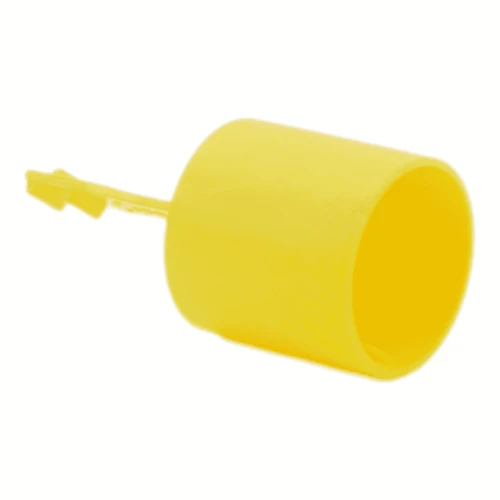 5.0mm - 6.8mm Yellow EVA Centre Pull Tab Caps