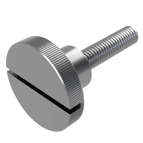 M4 x 20mm Slotted Thumb Screw, DIN 465, A1 Stainless Steel