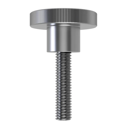 M4 x 6mm Slotted Thumb Screw, DIN 465, A1 Stainless Steel