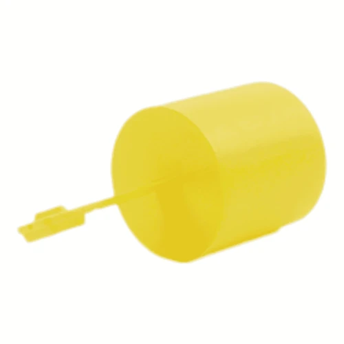 10.9mm Pull Tab Cap (Centre Pull) - For 11-12.8mm External Diameter | Yellow EVA