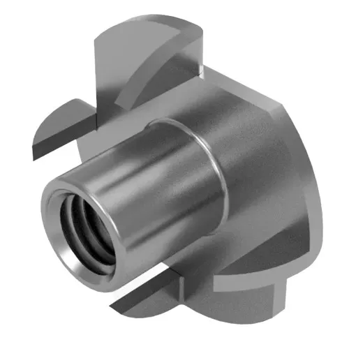 M10 T-Nut - Pronged Insert for Wood | A2 Stainless (Outdoor Use)