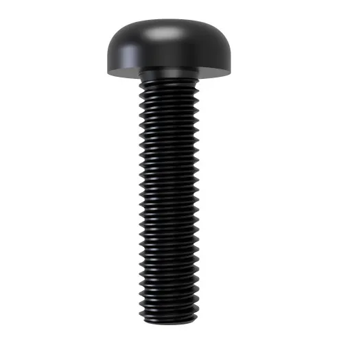 M4 x 12mm Torx Pan Head Machine Screw (DIN 7985T) | Black Zinc Plated Steel