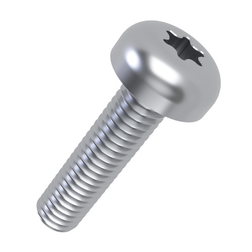 M5 x 45mm Torx Pan Head Machine Screw DIN 7985T - BZP | Vital Parts