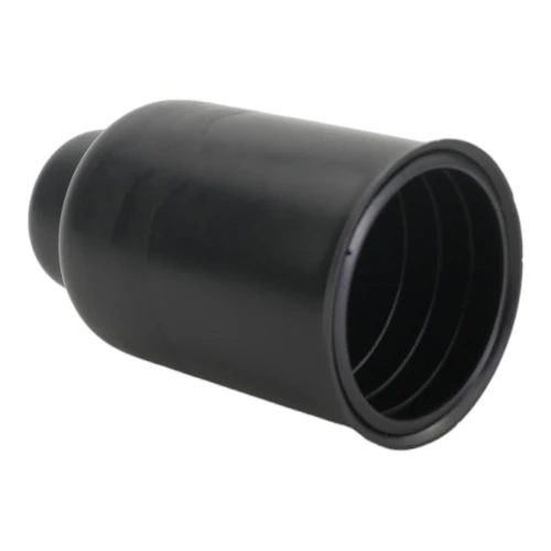 M12 (74mm Internal Height) Telescopic Thread Protection Nut Cap | Black LDPE
