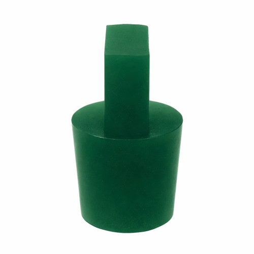 15.9-44.4mm Dark Green Silicone Tapered Plug (With Handle) 44.4mm Length | Silicone