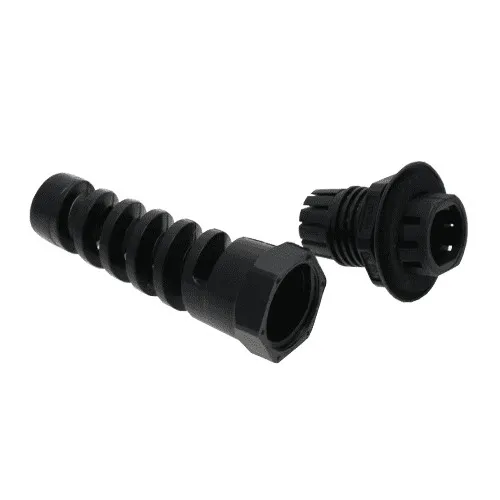 Spiral Cable Glands for Strain Relief Bends