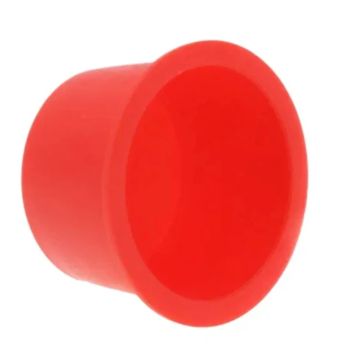 Tapered Plug Caps, 14.7mm to 17.0mm Red LDPE
