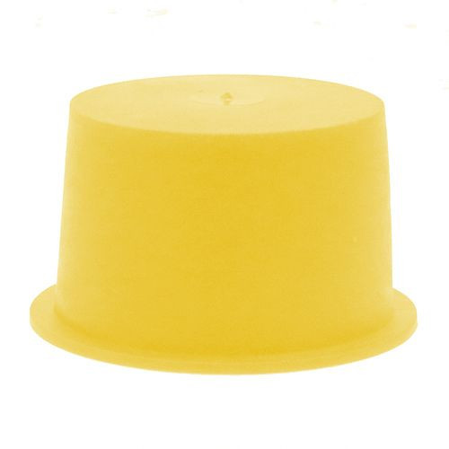 Tapered Plug Caps, 18.5mm to 21.2mm Yellow LDPE
