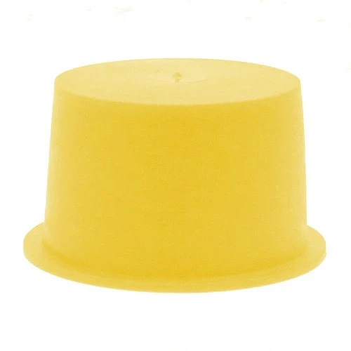 Tapered Plug Caps, 18.5mm to 21.2mm Yellow LDPE