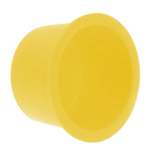 18.5mm-21.2mm Tapered Cap Or Plug (Reversible) 14.3mm Yellow LDPE