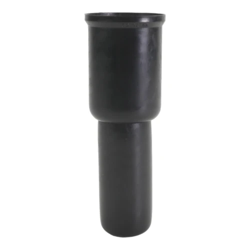 M12 (65mm Height) Telescopic Thread Protection Nut & Washer Cap (DIN 125) - For 26.1mm Washer | Black LDPE