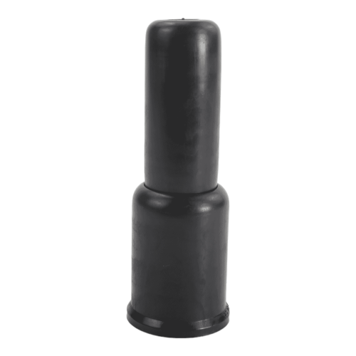 M24 (103mm Height) Telescopic Thread Protection Nut & Washer Cap (DIN 125) - For 47.2mm Washer | Black LDPE