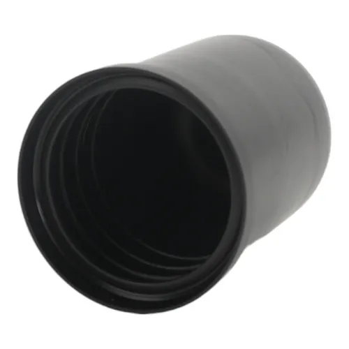 M6 (18mm Internal Height) Thread Protection Nut & Washer Cap - For 12mm Washer | Black LDPE
