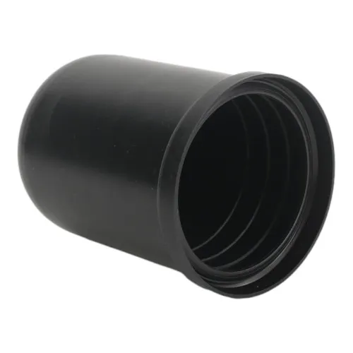 M8 (14mm Internal Height) Thread Protection Nut & Washer Cap - For 16mm Washer | Black LDPE