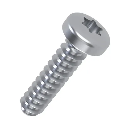 3mm x 12mm Torx Pan Head Screw for Soft Plastics (PT30) | BZP Steel