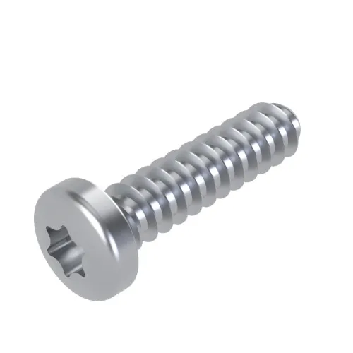 3mm x 12mm Torx Pan Head Screw for Soft Plastics (PT30) | BZP Steel
