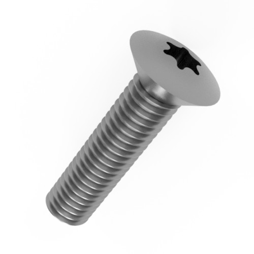 M2 x 20mm Torx Raised Countersunk Screw (DIN 966TX) | Marine Grade A4 Stainless Steel