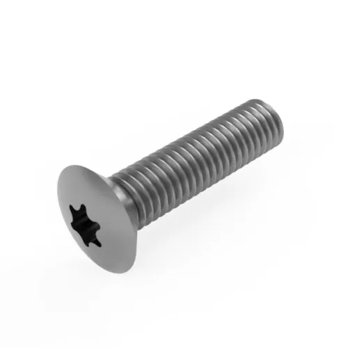 M2 x 20mm Torx Raised Countersunk Screw (DIN 966TX) | Marine Grade A4 Stainless Steel